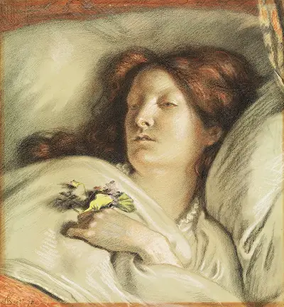 The Convalescent (A Portrait of the Artist's Wife) Ford Madox Brown
